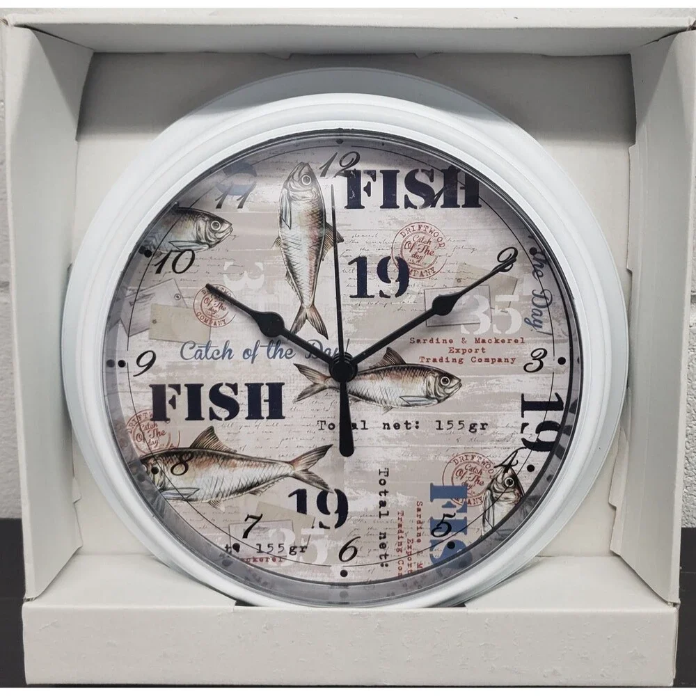 Plastic Decorative Wall Clock (approx. 9